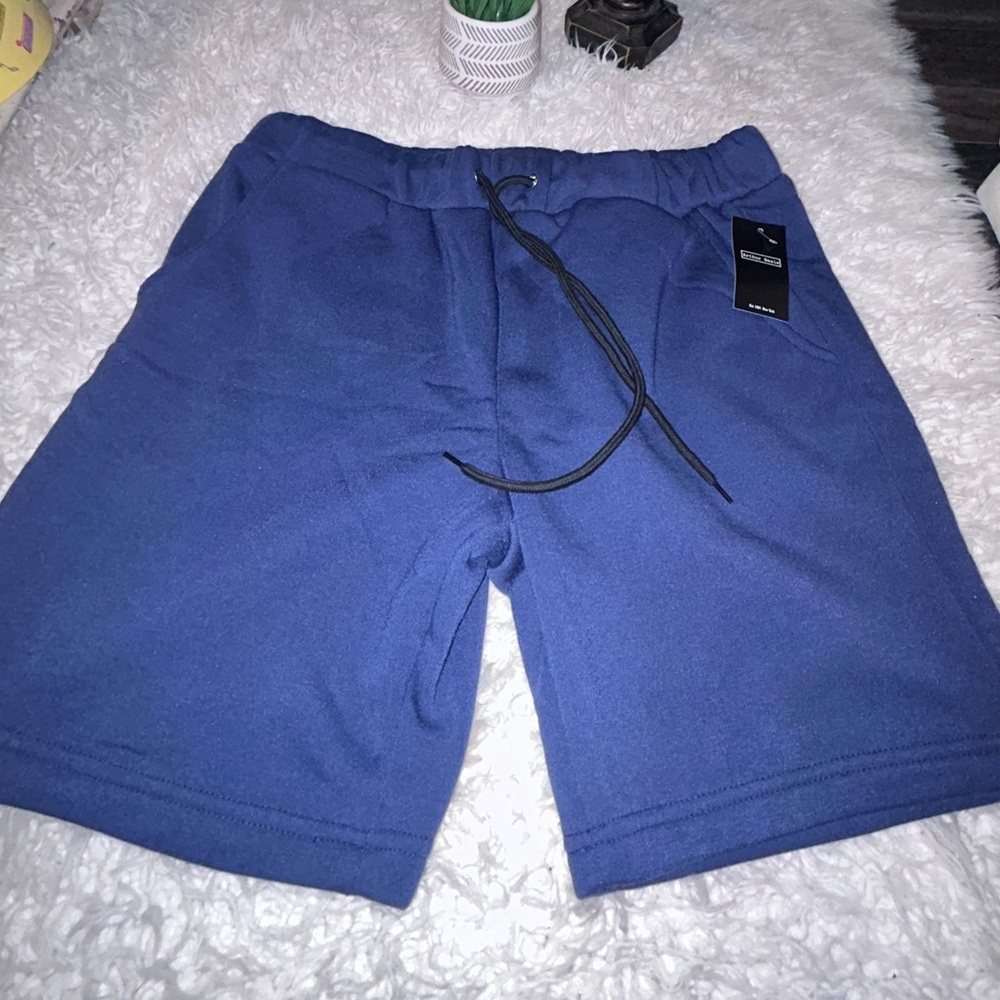 Arthur Beale Men’s Sweat Shorts Size Medium  navy Blue NWT #2 🐊
